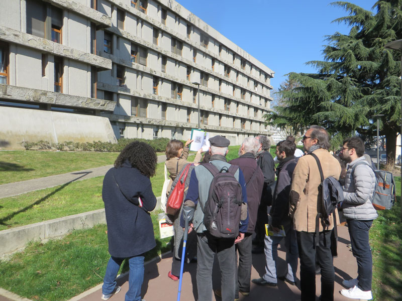 Visite Docomomo France, Les Bleuets à Créteil, Paul Bossard, 1959-1962