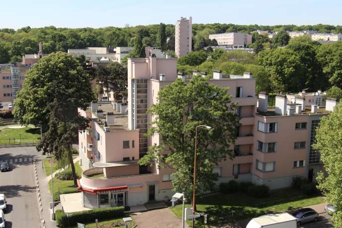 Le quartier de la Butte-Rouge à Châtenay-Malabry (Hauts-de-Seine)