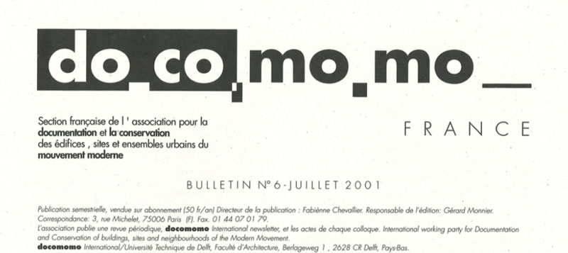 Bulletin Docomomo