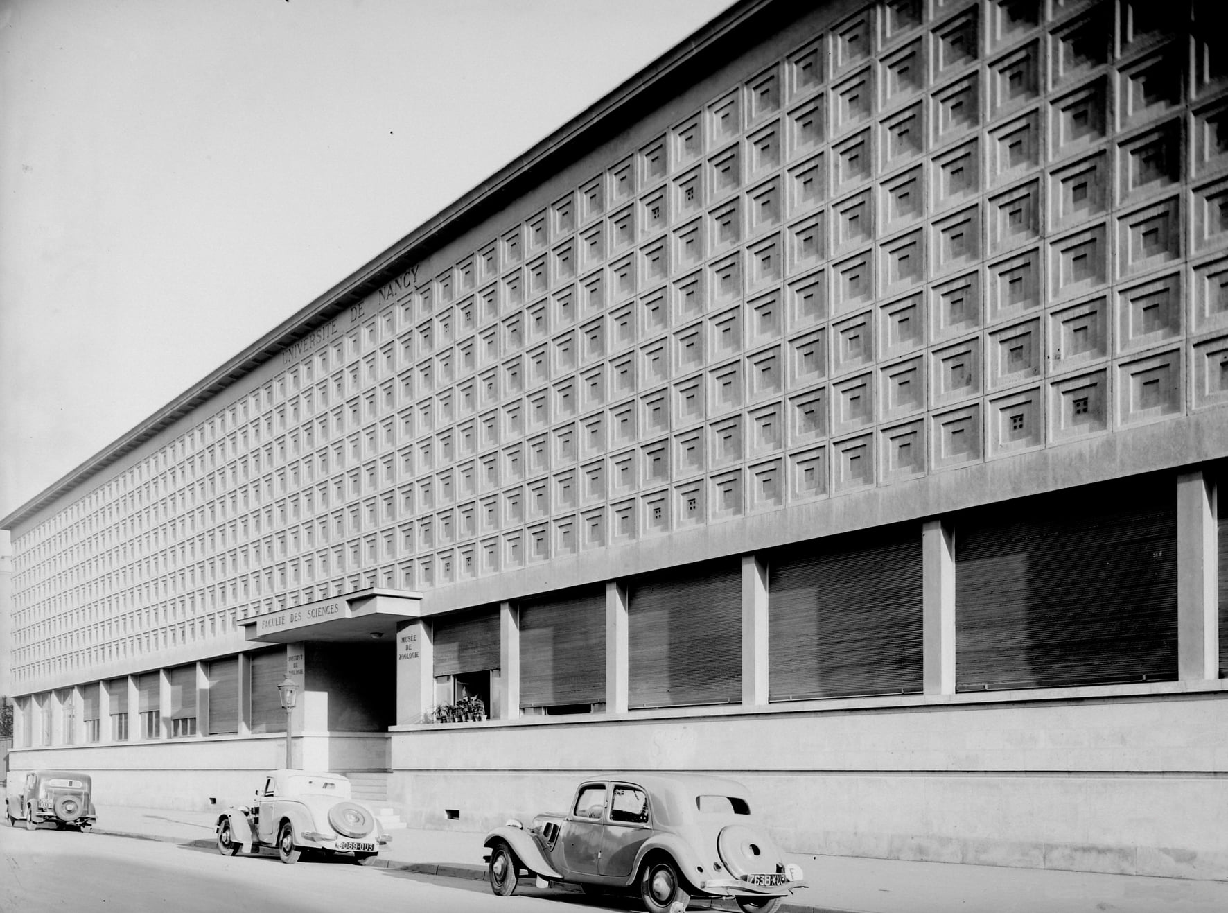 Nancy, Institut de zoologie (actuel Muséum-Aquarium), Jacques et Michel André, 1932-1933