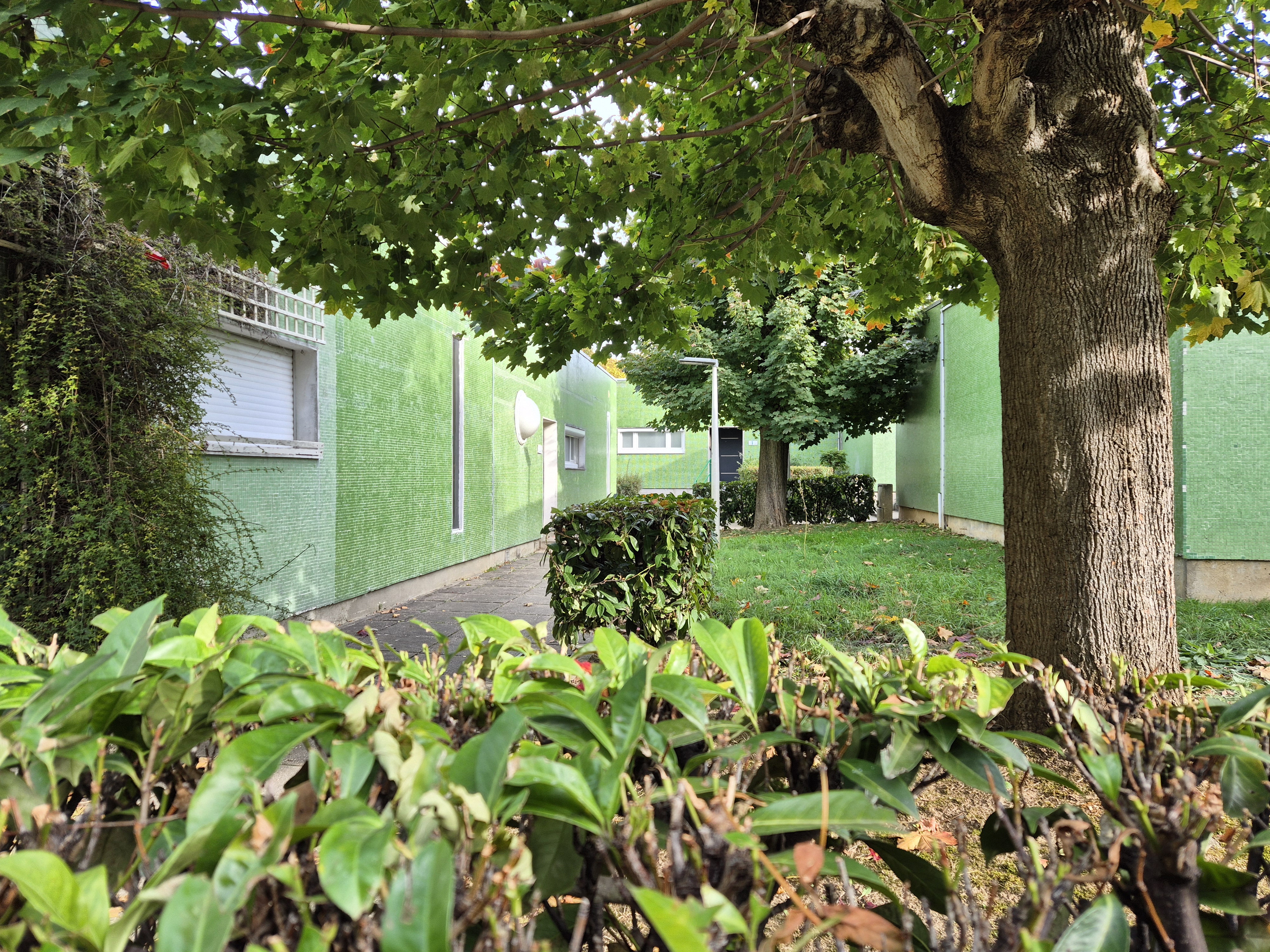 Grigny maisons à patios Emile Aillaud architecte 1967