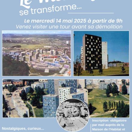 Affiche Wiesberg Forbach E. Aillaud architecte