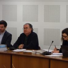 Le bureau : Sébastien Cherruet, trésorier ; Richard Klein, président ; Laurence Dronne, secrétaire