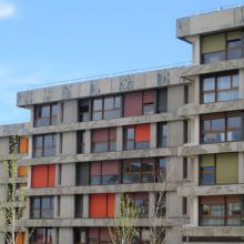 Visite Docomomo France, Les Bleuets à Créteil, Paul Bossard, 1959-1962