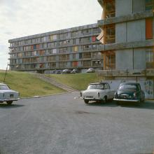 Visite Docomomo France, Les Bleuets à Créteil, Paul Bossard, 1959-1962